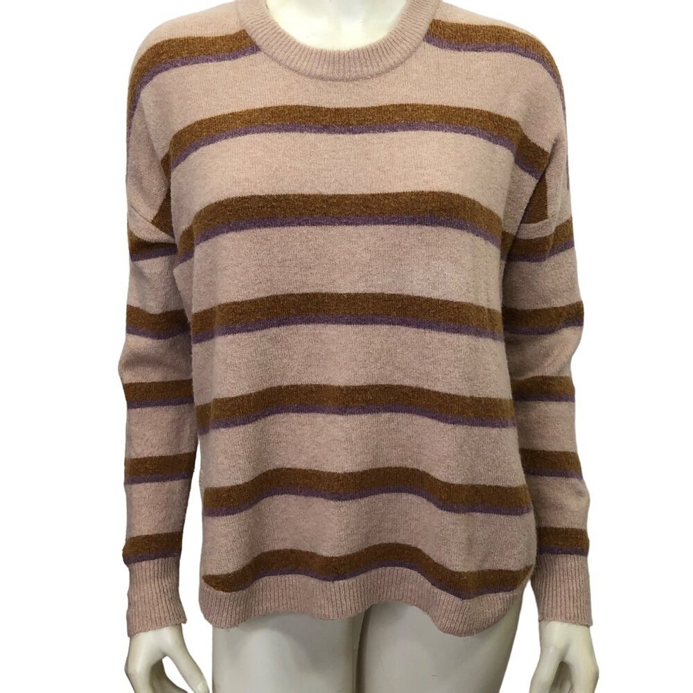 MADEWELL STRIPED CREW NECK‎ WOOL APALCA SWEATER SM